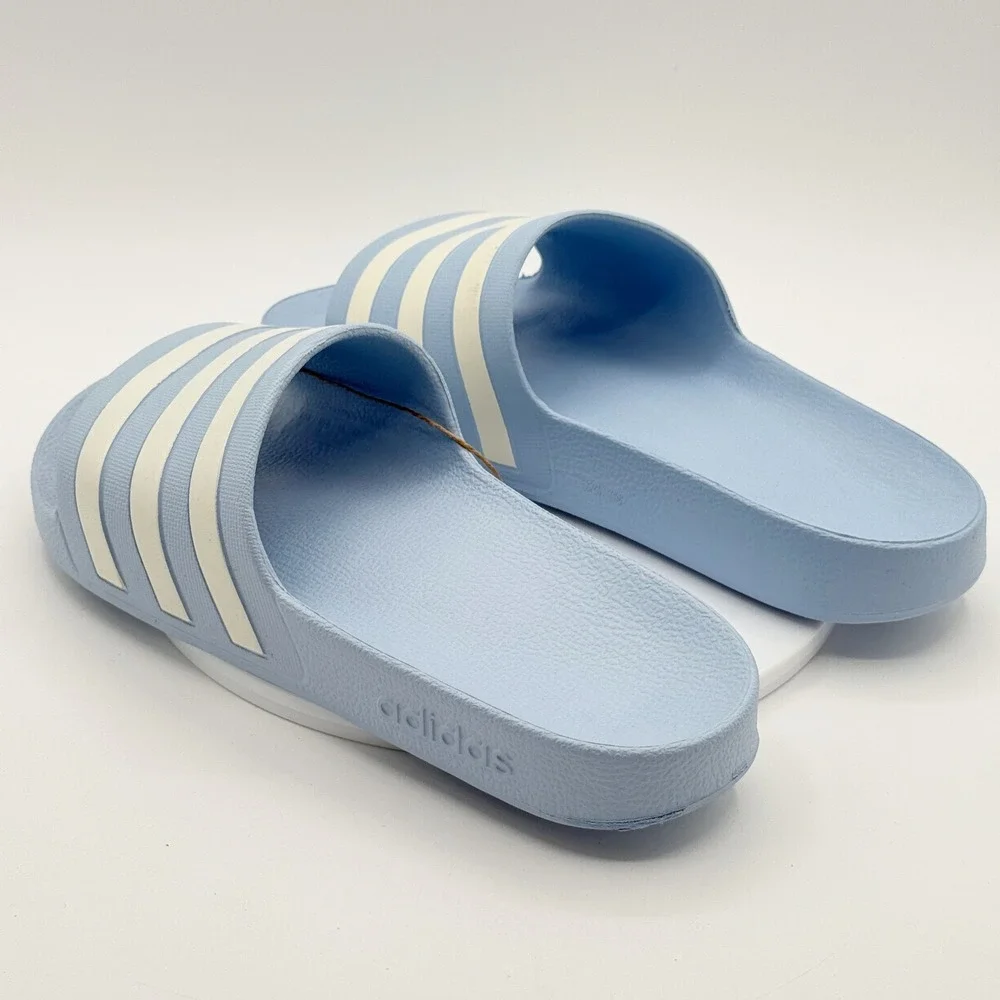 Adidas Adilette Aqua Slides Size 10 Mens Blue IE8919, NEW